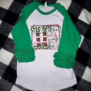 Elf Made Me Do It Tee